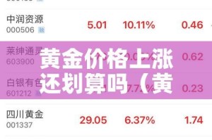 黄金价格上涨还划算吗（黄金价格上涨还划算吗现在）