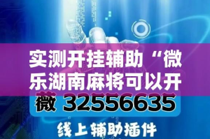 实测开挂辅助“微乐湖南麻将可以开挂吗”(透视挂)辅助透视教程
