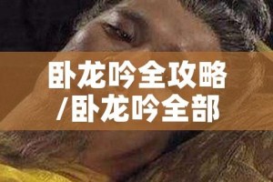 卧龙吟全攻略/卧龙吟全部副本