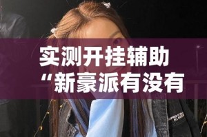 实测开挂辅助“新豪派有没有挂(辅助神器)开挂详细教程