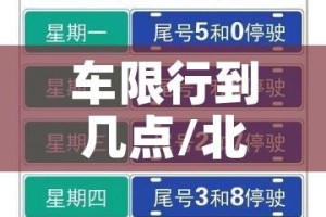 车限行到几点/北京五环里货车限行到几点