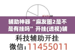 辅助神器“麻友圈2是不是有挂吗”开挂(透视)辅助教程
