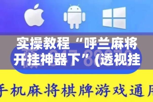 实操教程“呼兰麻将开挂神器下”(透视挂)辅助透视教程