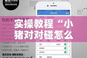 实操教程“小猪对对碰怎么开挂!辅助神器插件下载