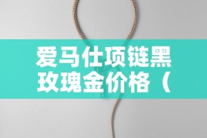 爱马仕项链黑玫瑰金价格（爱马仕黑金项链多少钱）