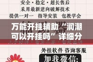 万能开挂辅助“润潮可以开挂吗”详细分享装挂步骤教程