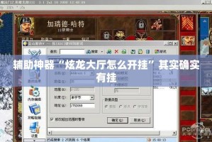辅助神器“炫龙大厅怎么开挂”其实确实有挂