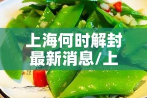上海何时解封最新消息/上海啥时候可以解封