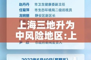 上海三地升为中风险地区:上海调整为中高风险地区
