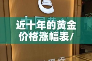 近十年的黄金价格涨幅表/近十年黄金价格最高多少