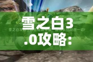 雪之白3.0攻略:雪之白40攻略