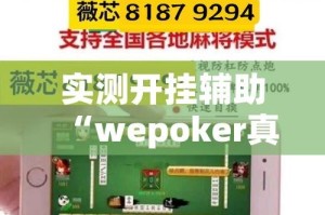 实测开挂辅助“wepoker真的能透视吗”(透视挂)辅助透视教程