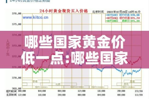 哪些国家黄金价低一点:哪些国家黄金价低一点呢