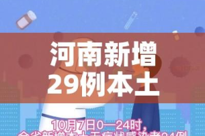 河南新增29例本土无症状/河南新增1例确诊病例和1例无症状感染者