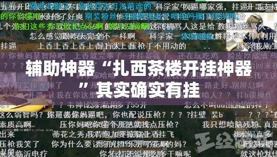 辅助神器“扎西茶楼开挂神器	”其实确实有挂