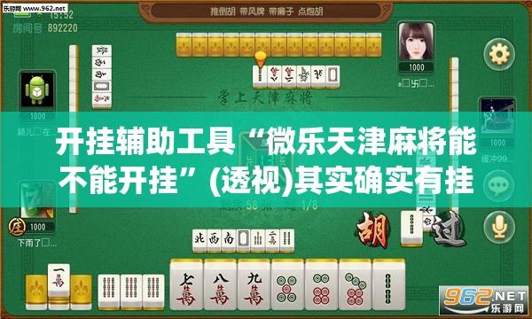 开挂辅助工具“微乐天津麻将能不能开挂”(透视)其实确实有挂