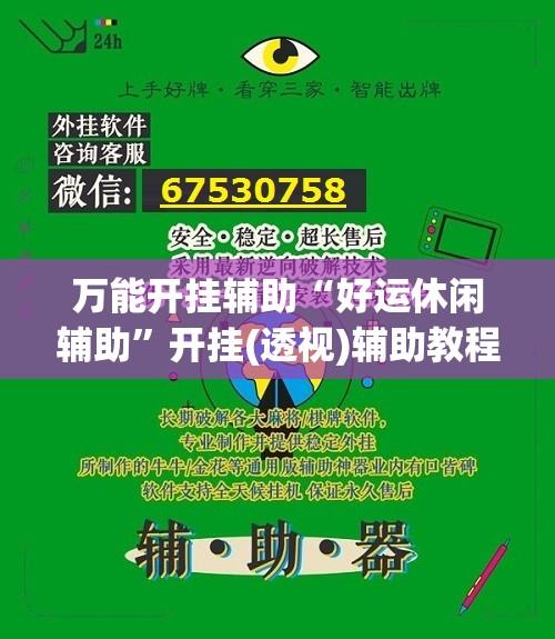 万能开挂辅助“好运休闲辅助”开挂(透视)辅助教程