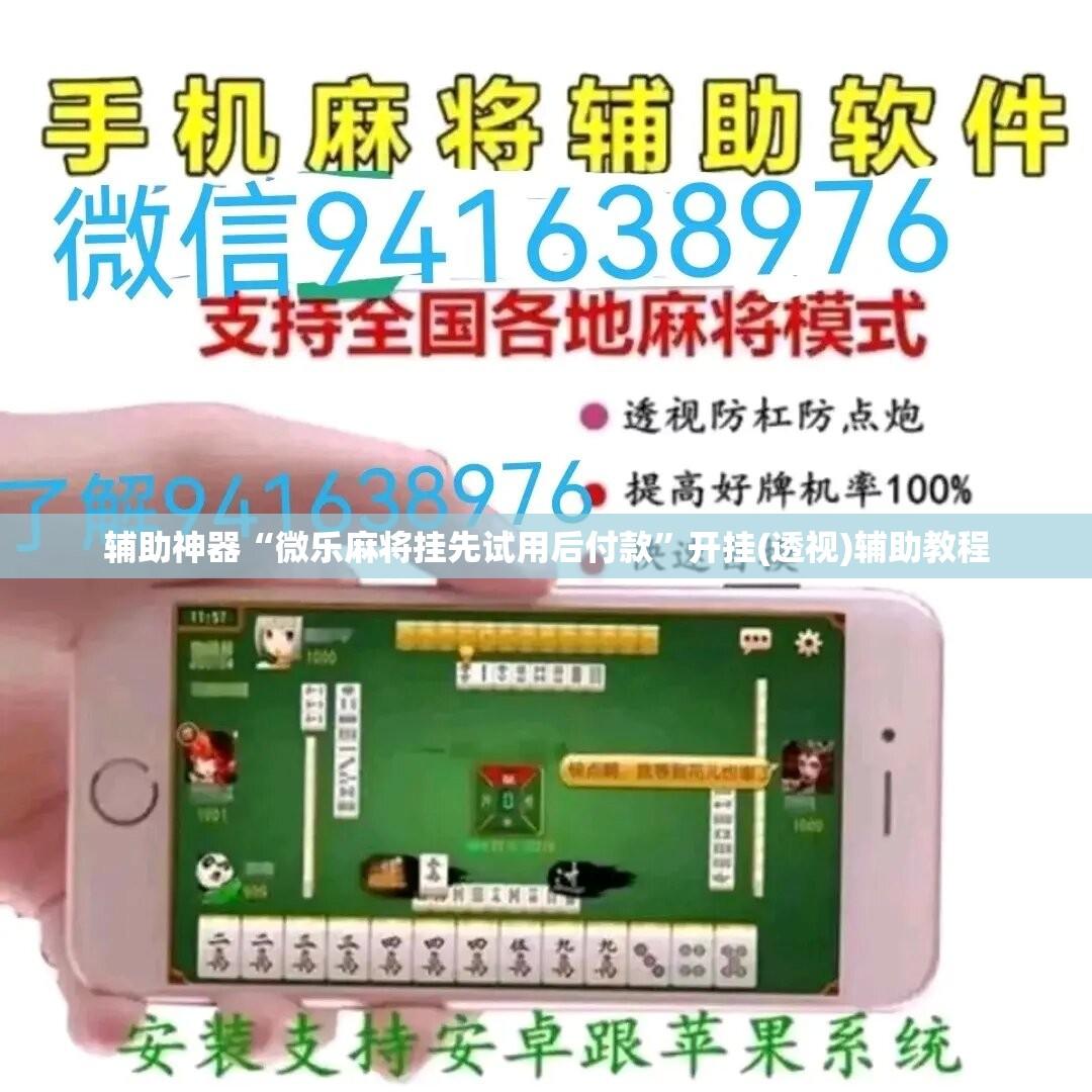 辅助神器“微乐麻将挂先试用后付款”开挂(透视)辅助教程