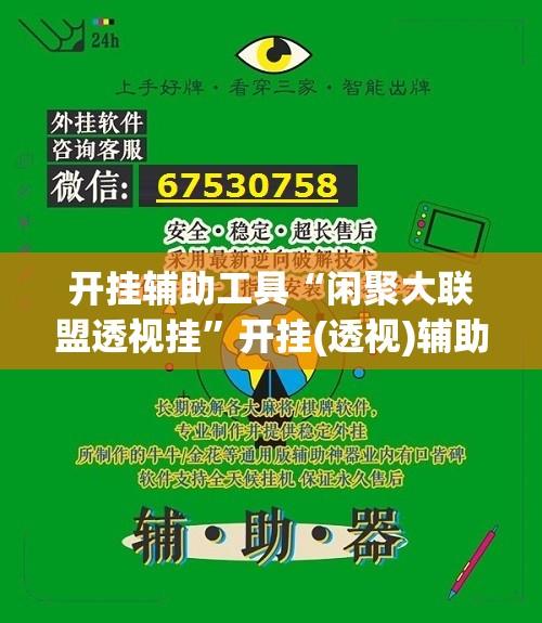 开挂辅助工具“闲聚大联盟透视挂”开挂(透视)辅助教程