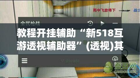 教程开挂辅助“新518互游透视辅助器”(透视)其实确实有挂