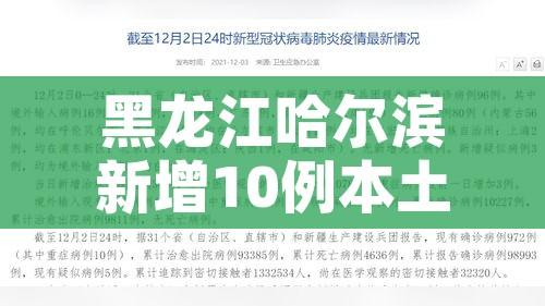 黑龙江哈尔滨新增10例本土确诊（哈尔滨新增本土确诊病例5例活动轨迹）