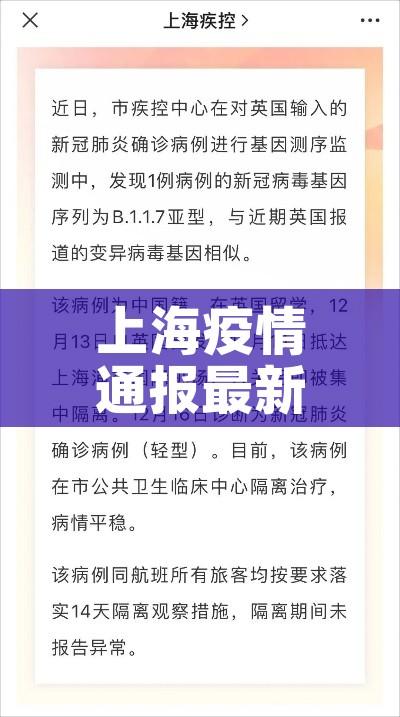 上海疫情通报最新/上海疫情最新情况播报新增