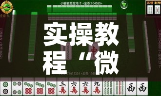 实操教程“微乐捉鸡麻将开挂教程步骤图	”科技辅助神器手机版教程