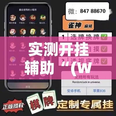 实测开挂辅助“(WePoKer)德州透视挂!辅助神器插件下载
