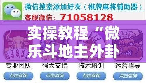实操教程“微乐斗地主外卦神器下载”(透视挂)辅助透视教程