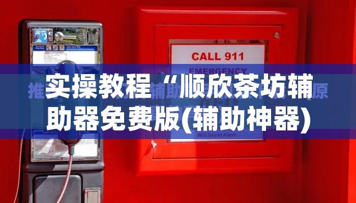 实操教程“顺欣茶坊辅助器免费版(辅助神器)开挂详细教程