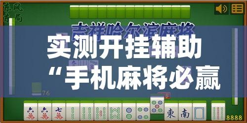 实测开挂辅助“手机麻将必赢神软件”(透视挂)辅助透视教程