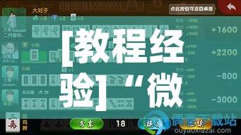 [教程经验]“微乐麻将怎么提高胜率	”科技辅助神器手机版教程