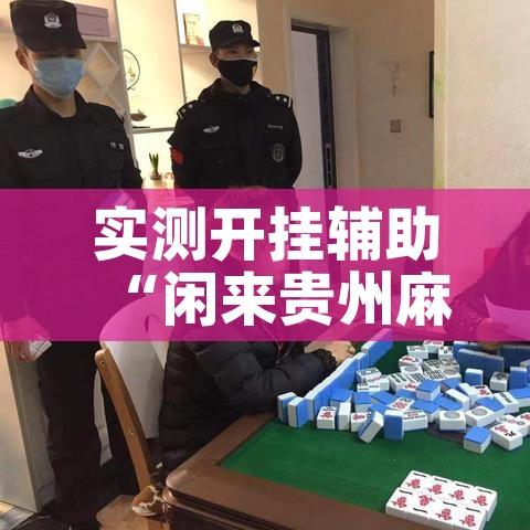 实测开挂辅助“闲来贵州麻将如何开挂	”科技辅助神器手机版教程