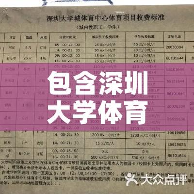 包含深圳大学体育馆租金价格的词条