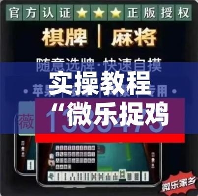 实操教程“微乐捉鸡麻将开挂教程步骤图	”(透视挂)辅助透视教程