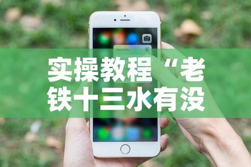 实操教程“老铁十三水有没有挂”科技辅助神器手机版教程