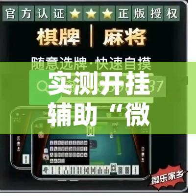 实测开挂辅助“微乐安徽麻将开挂神器下载(辅助神器)开挂详细教程 实测开挂辅助“微乐安徽麻将开挂神器下载(辅助神器)开挂详细教程
