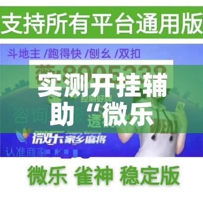 实测开挂辅助“微乐江西麻将万能开挂器	”科技辅助神器手机版教程
