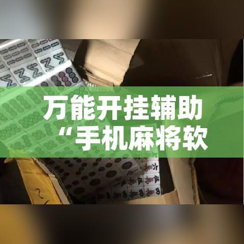 万能开挂辅助“手机麻将软件只赢不输”透视开挂辅助教程