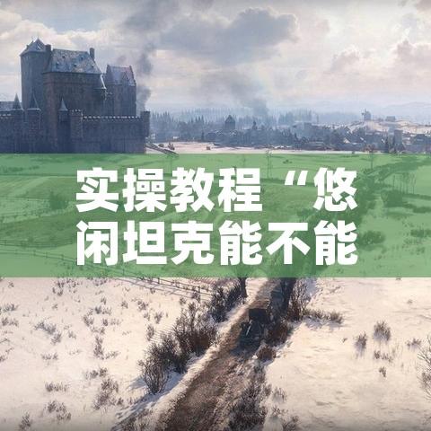 实操教程“悠闲坦克能不能开挂”透视开挂辅助教程