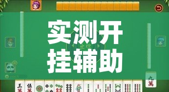 实测开挂辅助“微乐广东麻将万能开挂器!辅助神器插件下载