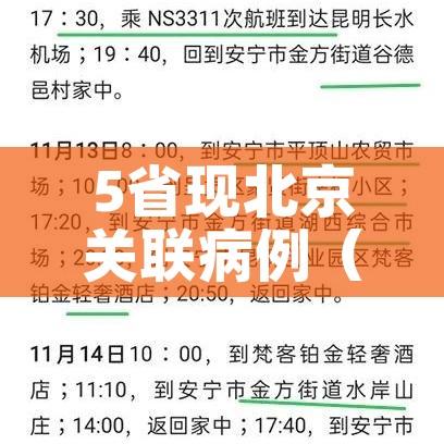 5省现北京关联病例（北京新增关联病例在哪里）