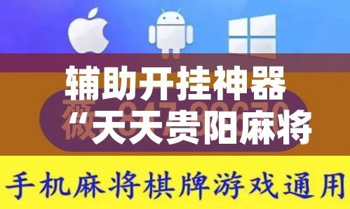 辅助开挂神器“天天贵阳麻将辅助外挂	”(透视挂)辅助透视教程